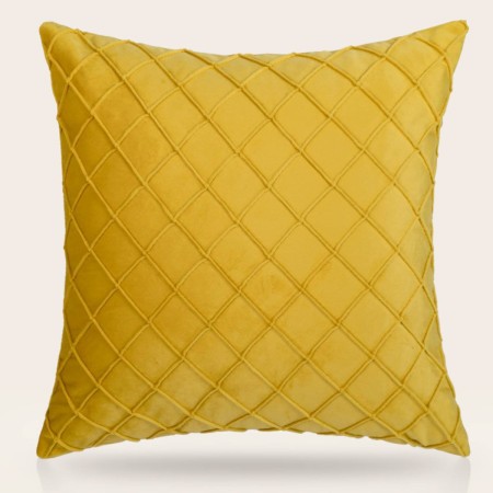 Декоративная подушка Сетка Желтая 30х50