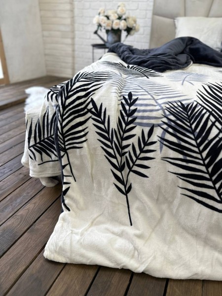 Плюшевое постельное белье (велюровое) Пальмовые Листья