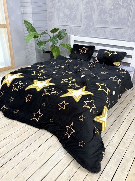 Одеяло антиаллергенное Золотые Звезды &ndash; Микрофибра, Размер: евро, полуторное 130751 фото