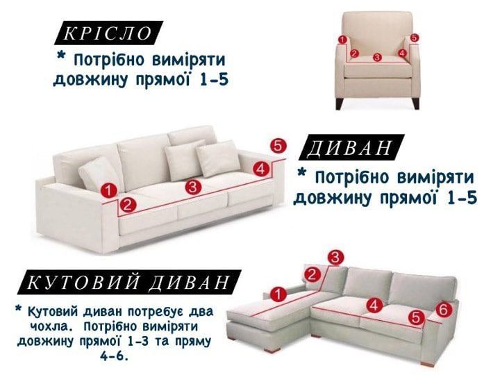 Чохол на диван жаккардовий однотонний Світла Сталь 127963 фото