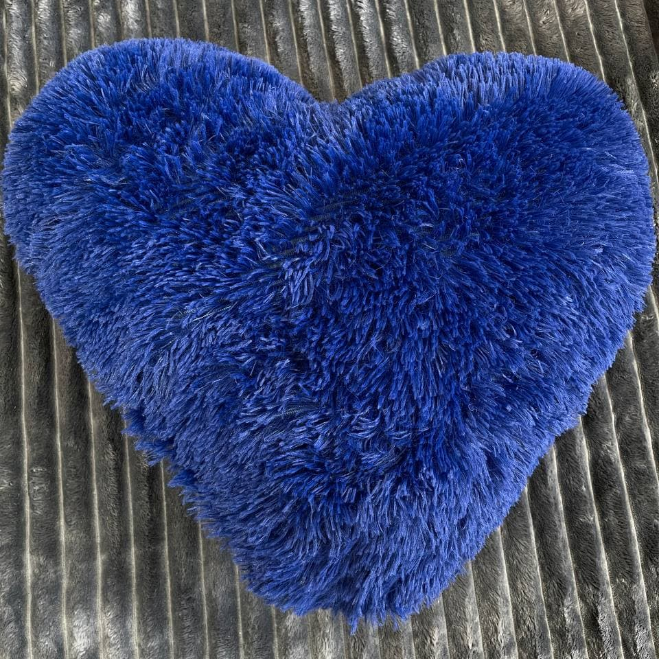 Подушка Серце Синій
