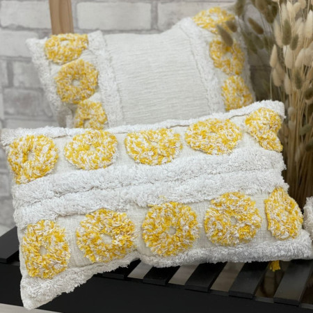 Купить Декоративная подушка Горизонтальная желтая Недорогие