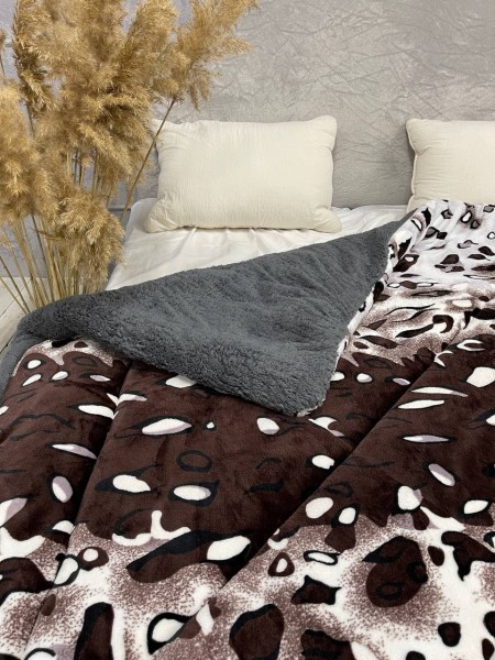 Одеяло из микрофибры Леопард