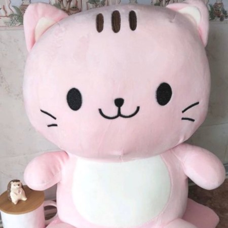 Купить Іграшка з пледом Котик рожевий недорого