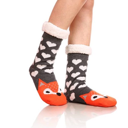 Зимові теплі шкарпетки , Лисичка (сірий)