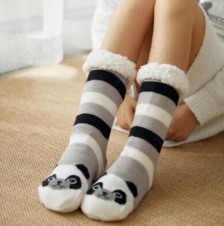 Зимние теплые носки , Панда