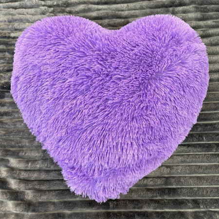 Подушка  Серце  Фіолетовий
