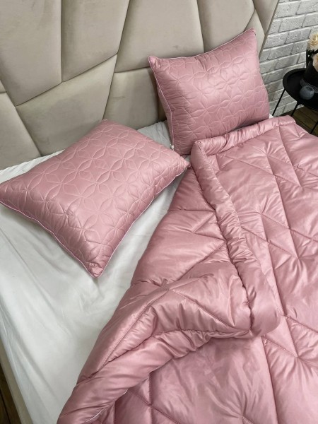 Пуховое одеяло Престиж розовый