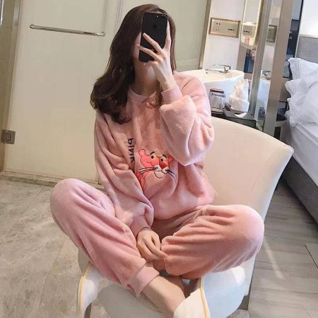 Пижама женская  плюшевая  Розовая Пантера