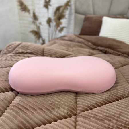 Ортопедическая подушка с эффектом памяти Розовая