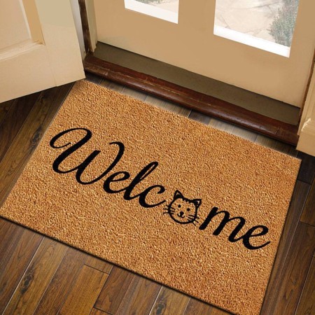 Придбати Придверний килимок Welcome cat Недорогі