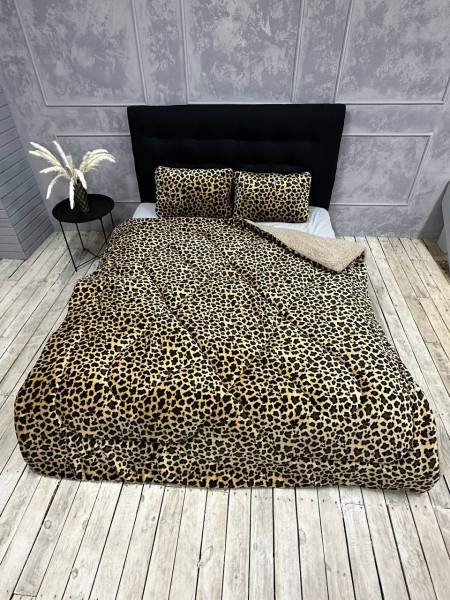 Одеяло из микрофибры Леопард